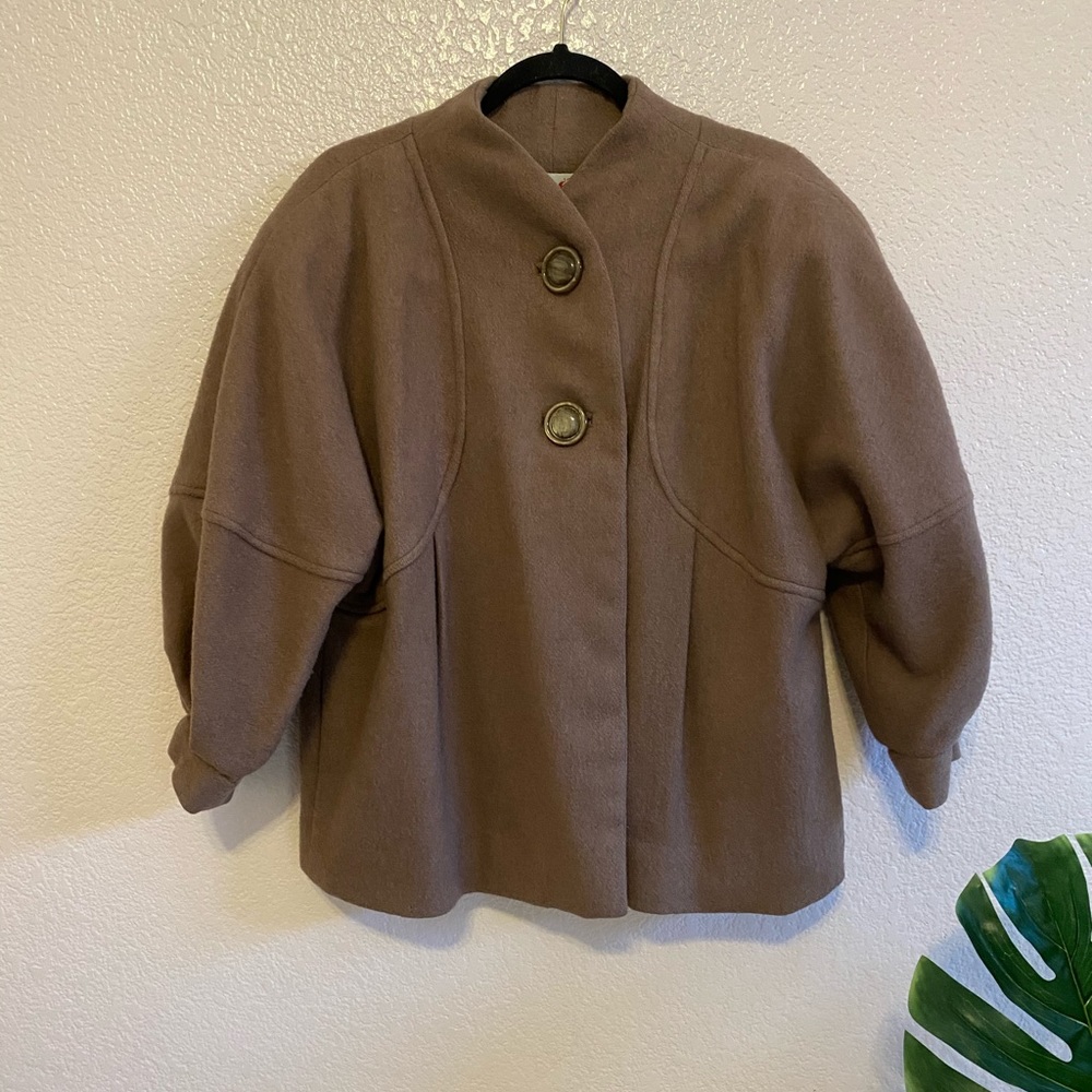 Vintage Short Wool Coat